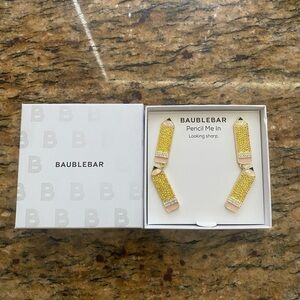 NEW BaubleBar pencil earrings